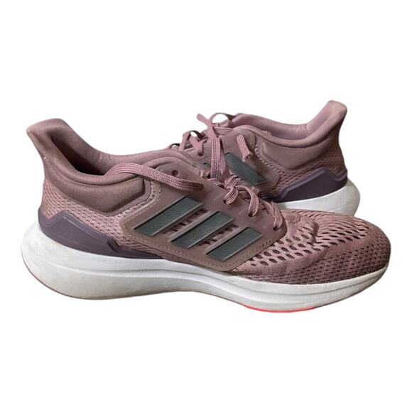 Adidas Womens EQ21 Run GZ4075 Pink Size 8 Running Sneakers - Picture 6 of 7